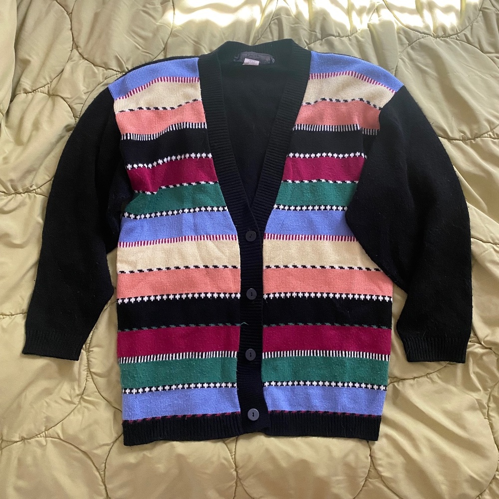 Vintage multicolor cardigan